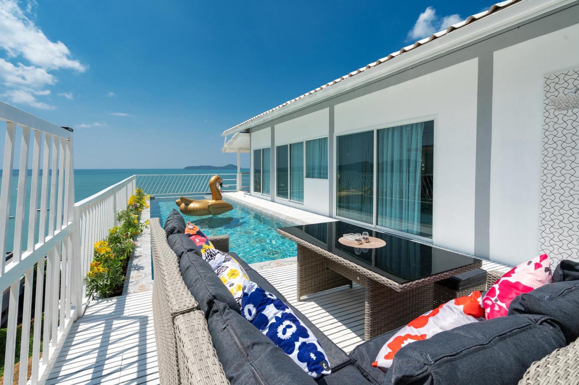 Mona Seaview Pool Villa Beach Front Aoyon Beach Ban Makham Exteriér fotografie