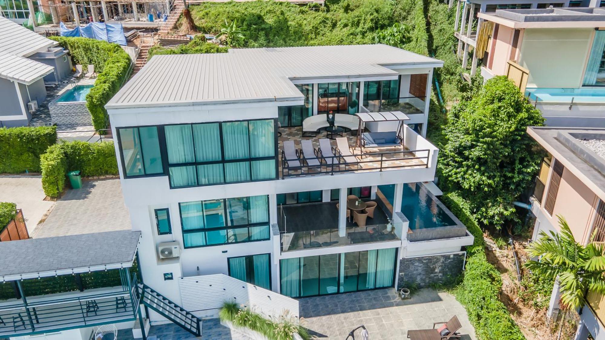 Mona Seaview Pool Villa Beach Front Aoyon Beach Ban Makham Exteriér fotografie